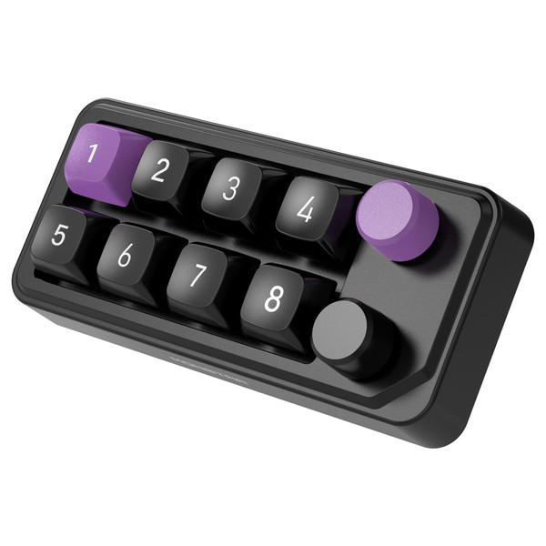 PC고수 MK8N2 넘버 숫자 한손 단축키 조약돌 매크로 노브 기계식 커스텀 키 패드 1