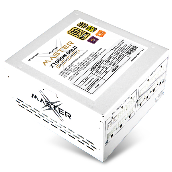 PC고수 마스터 X1000W 화이트 80PLUS 골드 2
