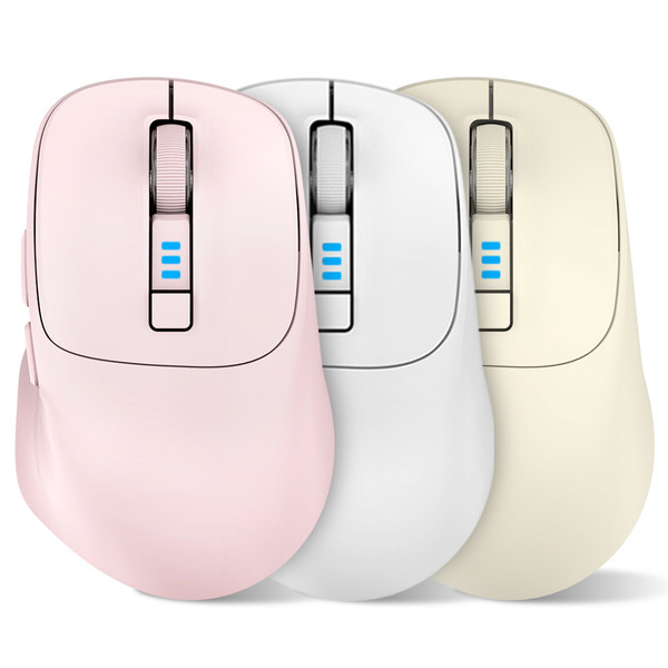 PC고수 크루 스위프트 RGB LED 블루투스 무선 그립감 클릭감 무소음 저소음 마우스 1